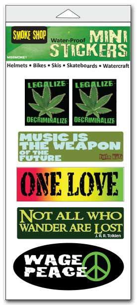 Pagan mini Sticker-s - Set of 5 - Size 1" x 3" each -  Mini-Sticker- Set Mini-Sticker-SetSet of  Pagan mini stickers- sticker setmini, set, small