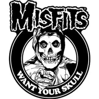 Misfits Want Your Skull Sticker C&D Visionary