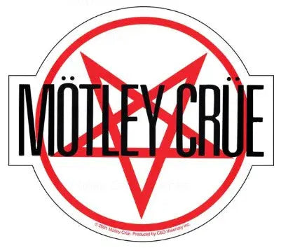 Mötley Crüe Dr. Star Logo Sticker C&D Visionary