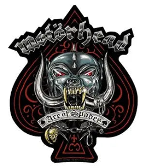 Motorhead Metallic Ace of Spades Sticker C&D Visionary