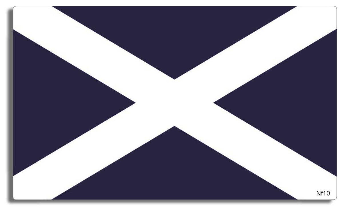 Scottish Flag - 3" x 5" Bumper Sticker--Car Magnet- -  Decal Bumper Sticker-national Bumper Sticker Car Magnet Scottish Flag-  Decal for carsinternational flags, patriot, patriotic