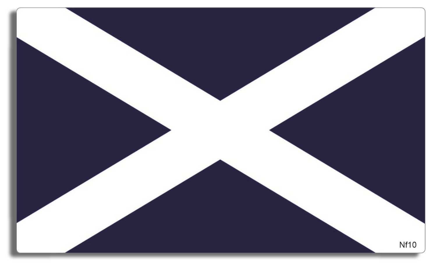 Scottish Flag - 3" x 5" Bumper Sticker--Car Magnet- -  Decal Bumper Sticker-national Bumper Sticker Car Magnet Scottish Flag-  Decal for carsinternational flags, patriot, patriotic