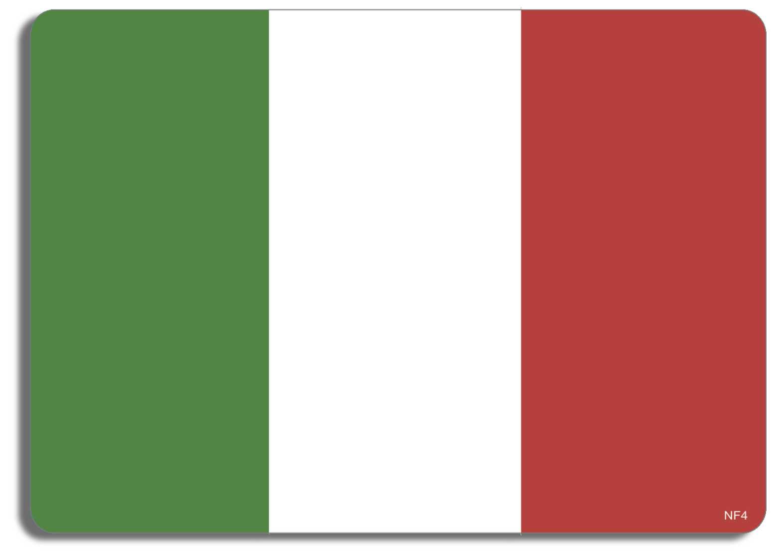 Italian Flag - 3.5" x 5" -  Decal Bumper Sticker-National Bumper Sticker Car Magnet Italian Flag-  Decal for carsamerican flag, anti war, international flags, patriot, patriotic, peace, protest war, stars and stripes