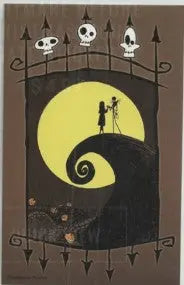 NIGHTMARE BEFORE CHRISTMAS Moon Gate Sticker Backstage Fashion