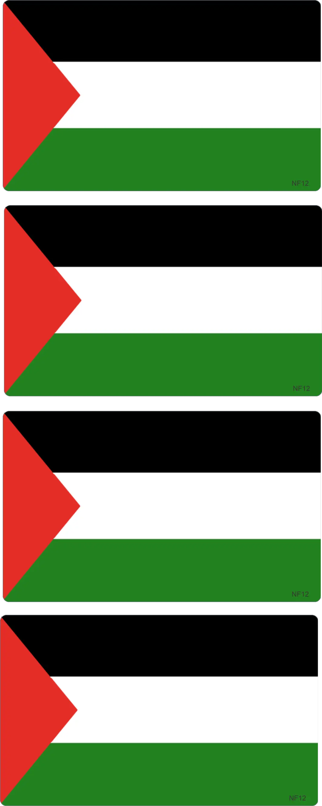 Palestine Flag Bumper Stickers, Sticker Sets, Car Magnet Humper Bumper