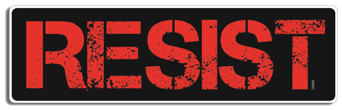 Resist XL Political Bumper Sticker Humper Bumper