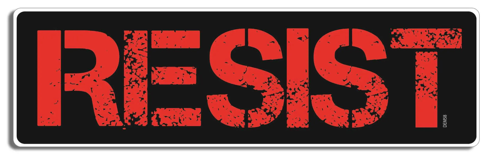 Resist XL Political Bumper Sticker Humper Bumper