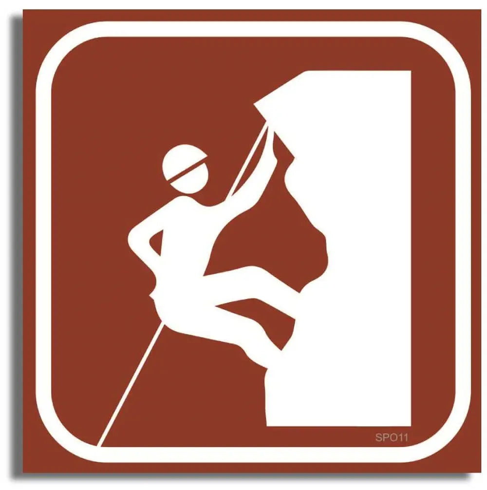 Rock Climbing Sports Bumper Sticker Humper Bumper