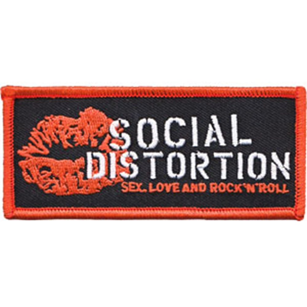 Social Distortion Lip Logo Patch - Humper Bumper Patch 