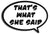 That's what she said - 3" x 4" Bumper Sticker- -  Decal Bumper Sticker-the office Bumper Sticker Car Magnet That's what she said-  Decal for carsmike scott, movie quotes, the office, tv shows