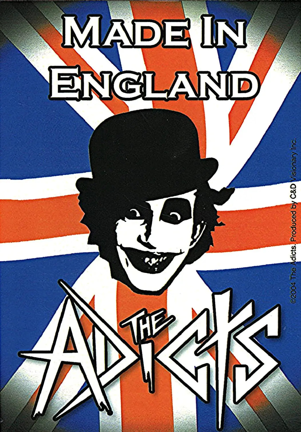 The Adicts Made in England Sticker C&D Visionary