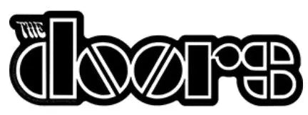 The Doors Logo Sticker C&D Visionary