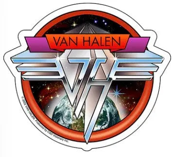 Van Halen Sticker Space Logo C&D Visionary