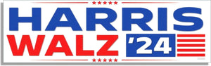 Harris/Walz 2024 Campaign Bumper Sticker, Mini Stickers, Car Magnet Humper Bumper