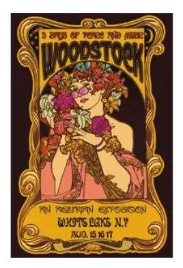 Woodstock Fridge Magnet C&D Visionary