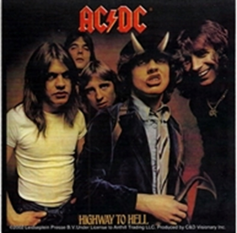 AC/DC Highway to Hell Sticker - Humper Bumper Sticker 