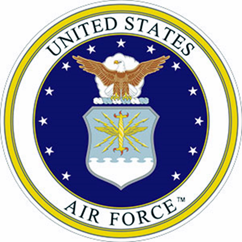 Air Force Emblem Sticker - Humper Bumper Sticker 