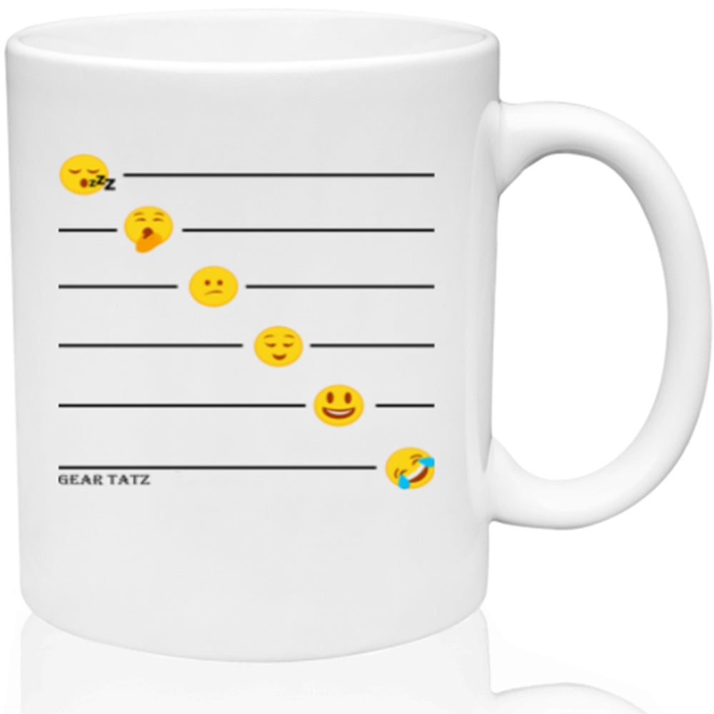 Emoji Emotional Indicator Coffee Mug - Humper Bumper Coffee Mug 