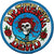 GRATEFUL DEAD Skull Rose Logo Patch - Humper Bumper Patch 