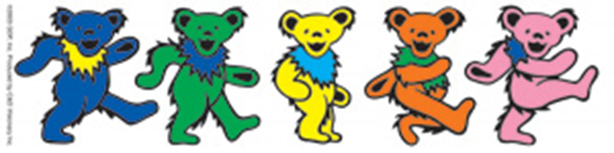 GRATEFUL DEAD Dancing Bear Sticker - Humper Bumper Sticker 