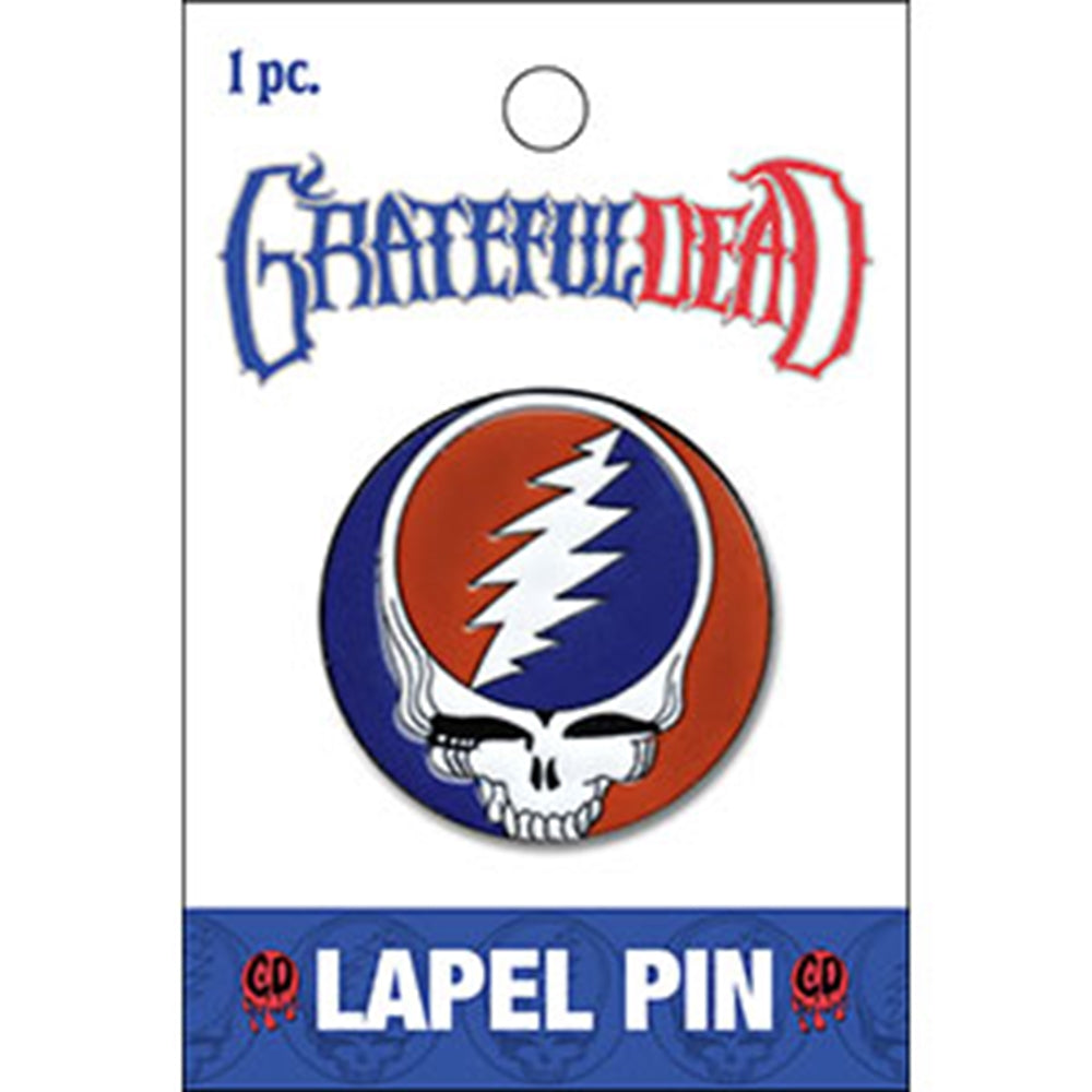 GRATEFUL DEAD Steal Your Face Lapel Pin - Humper Bumper Lapel Pin 