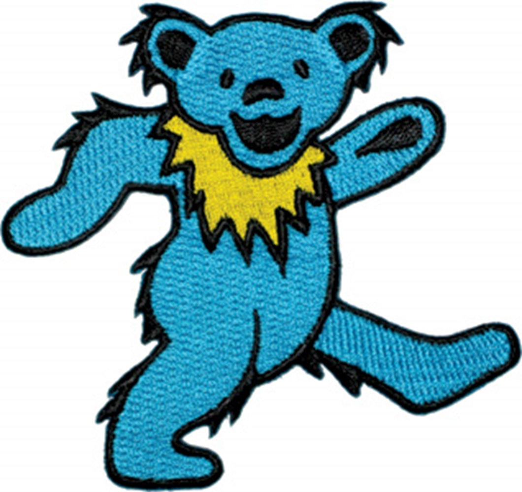 GRATEFUL DEAD Dancing Bear - Blue Patch - Humper Bumper Patch 