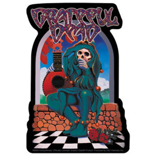 GRATEFUL DEAD Jester Sticker - Humper Bumper Sticker 