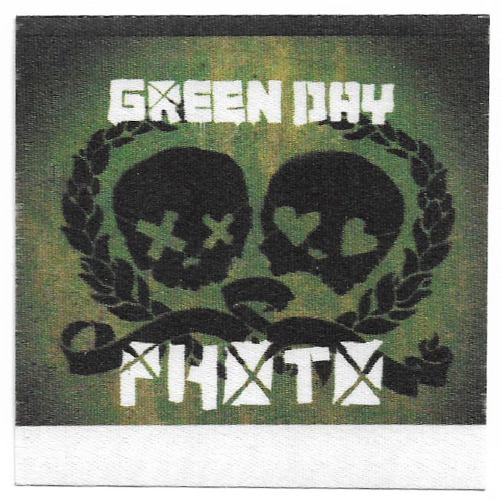 GREEN DAY Skull Back Stage Pass - Humper Bumper Backstage Pass Sticker 