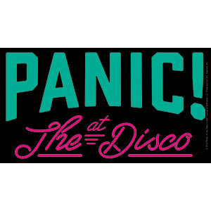 PANIC! AT THE DISCO Logo Sticker - Humper Bumper Sticker 