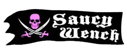 Jolly Roger - Pink  (Skull & Crossbones) - 4.25" x 4.25" Bumper Sticker- -  Decal Bumper Sticker-pirate Bumper Sticker Car Magnet Jolly Roger-Pink  (Skull & Crossbones)-  Decal for cars funny, Pirate