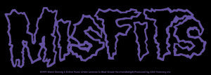 MISFITS Purple Logo Sticker - Humper Bumper Sticker 