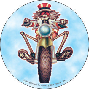 GRATEFUL DEAD Cycle Sam Sticker - Humper Bumper Sticker 