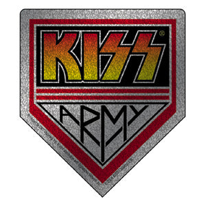 KISS Kiss Army Glitter Sticker - Humper Bumper Sticker 