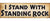 I stand with Standing Rock 3" x 10" Bumper Sticker--Car Magnet- -  Decal Bumper Sticker-political Bumper Sticker Car Magnet I stand with Standing Rock-  Decal for carsconservative, liberal, Political