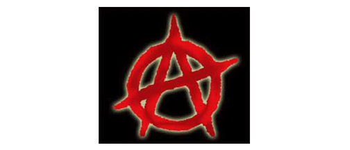 Anarchy Symbol - 4" x 4.5" Bumper Sticker--Car Magnet- -  Decal Bumper Sticker-Anarchy Symbol - 4" x 4.5" Bumper Sticker/Magnet - goth, vampires
