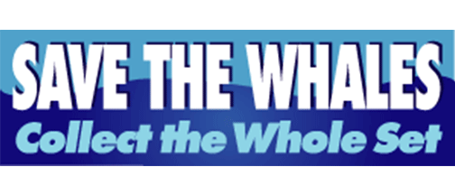 Save the whales, collect the whole set -  3" x 10" Bumper Sticker--Car Magnet- -  Decal Bumper Sticker-funny Bumper Sticker Car Magnet Save the whales, collect the whole set-  Decal for cars funny, funny quote, funny saying