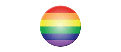Rainbow - circle - 3" x 3" Bumper Sticker- -  Decal Bumper Sticker-LGBT Bumper Sticker Car Magnet Rainbow-circle-    Decal for carsGay, lgbt, lgtq+, pride