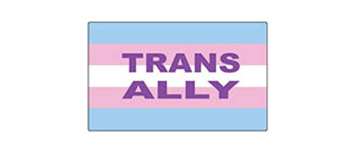 Trans Ally pride flag - 3" x 5" Bumper Sticker--Car Magnet- -  Decal Bumper Sticker-LGBT Bumper Sticker Car Magnet Trans Ally pride flag-  Decal for carsGay, lgbt, lgbtq, lgtq+, pride, trans, transgender