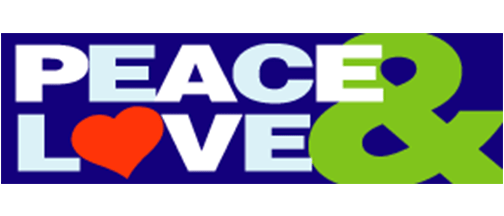Peace and Love - 3" x 10" Bumper Sticker--Car Magnet- -  Decal Bumper Sticker-peace Bumper Sticker Car Magnet Peace and Love-   Decal for carsliberal, peace, political